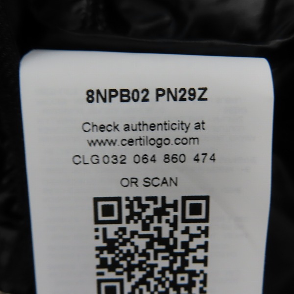 実際に弊社で買取させて頂いた【未使用】EMPORIO ARMANI/エンポリオアルマーニ EA7 フーデッド ダウンジャケット 8NPB02 PN29Z/Lの画像 3枚目