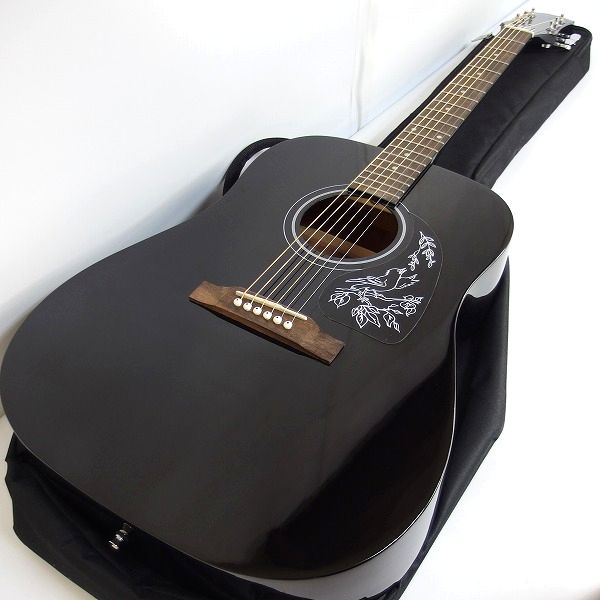 実際に弊社で買取させて頂いた★【美品】Epiphone/エピフォン Starling EB(Ebony) アコースティックギター/アコギ ソフトケース付