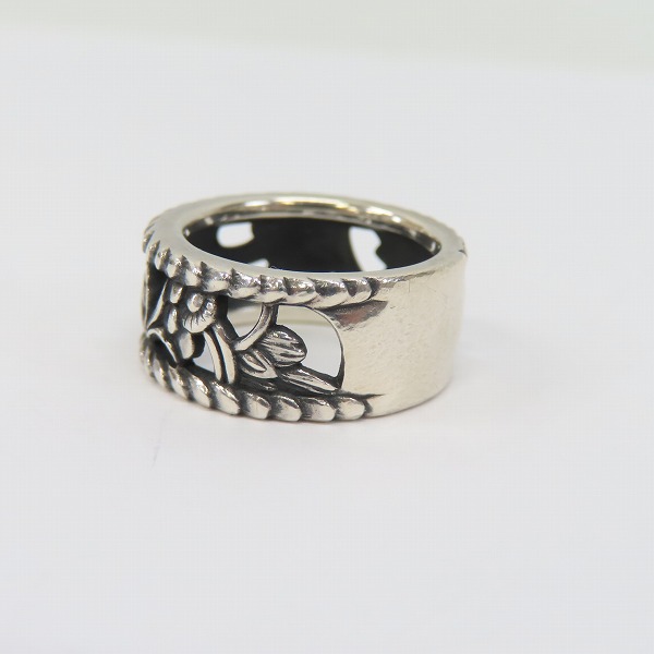 実際に弊社で買取させて頂いた【ギャラ付】Bloody Mary/ブラッディマリー Buddhigt lamp S/ブッディスト ランプ/仏光万華鏡 リング/9号の画像 2枚目