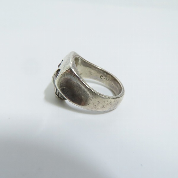 実際に弊社で買取させて頂いたFLASH POINT/フラッシュポイント JIM SKULL RING-SE -ルビー/ジムスカル リング 12.5号の画像 2枚目