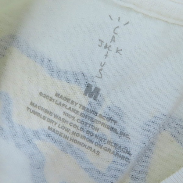 実際に弊社で買取させて頂いたCactus Jack×fragment design×KAWS/カクタスジャック×フラグメントデザイン×カウズ トリプルコラボTシャツ/Mの画像 2枚目