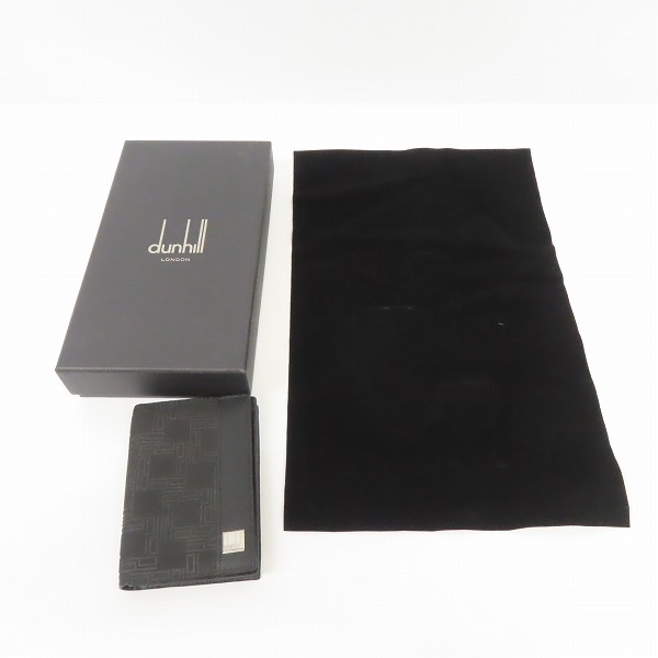 実際に弊社で買取させて頂いたDunhill/ダンヒル 名刺入れ/カードケース ブラックの画像 8枚目