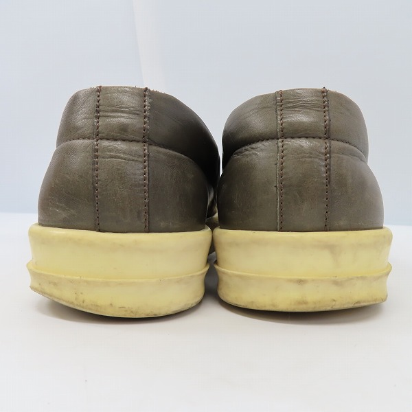 実際に弊社で買取させて頂いたRick Owens/リックオウエンス レザースリッポン/43の画像 1枚目