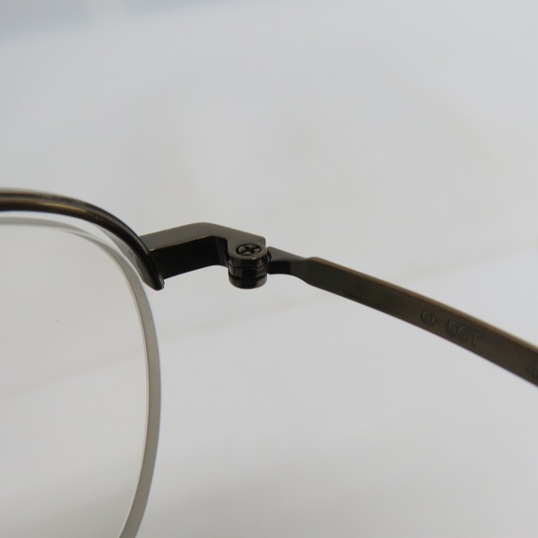 実際に弊社で買取させて頂いた999.9/フォーナインズ 21SS メガネフレーム O-50T の画像 5枚目