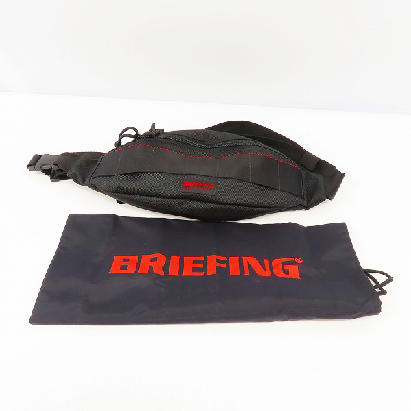 実際に弊社で買取させて頂いたBRIEFING/ブリーフィング TRIPOD トライポッド ボディバッグ ブラック BRF071219の画像 6枚目