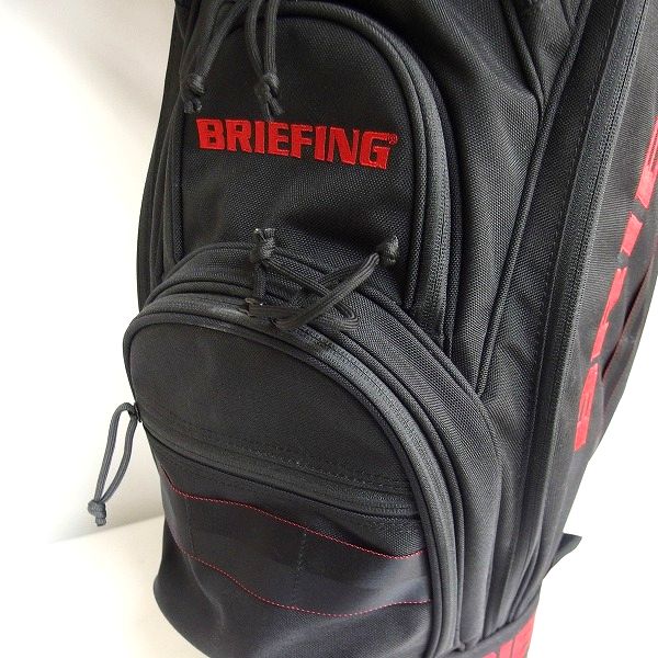 実際に弊社で買取させて頂いたBRIEFING/ブリーフィング ゴルフ 15分割キャディバッグ ブラックの画像 5枚目