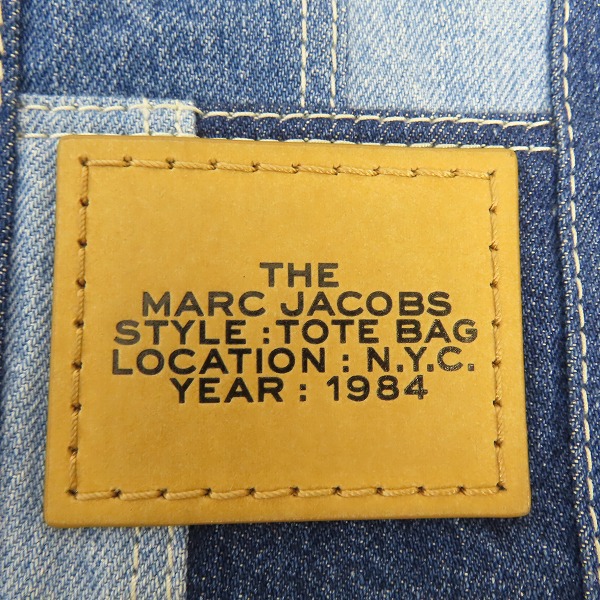 実際に弊社で買取させて頂いたMARC JACOBS/マークジェイコブス THE DENIM MINI TRAVELER TOTE/2wayハンドバッグ/トートバッグ H016M06FA21の画像 6枚目