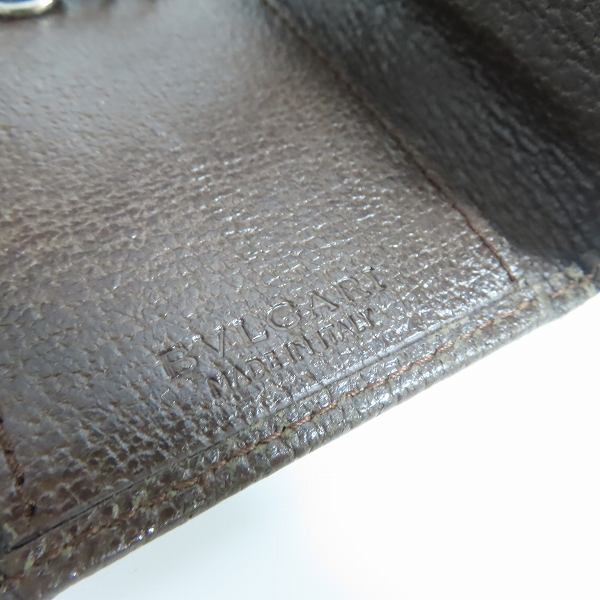 実際に弊社で買取させて頂いたBVLGARI/ブルガリ ミニポーチ/6連キーケース/キーリング付きコインケース 3点セットの画像 3枚目