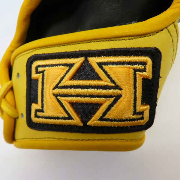 実際に弊社で買取させて頂いたHI-GOLD/ハイゴールド HIPER Strong ハイパーストロング 硬式 内野手用 グローブ/HIG-2314の画像 4枚目