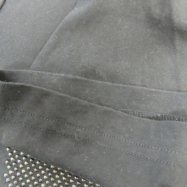 実際に弊社で買取させて頂いたHYDROGEN/ハイドロゲン Tシャツ ラインストーン/スタッズ スカルデザイン/XXLの画像 7枚目