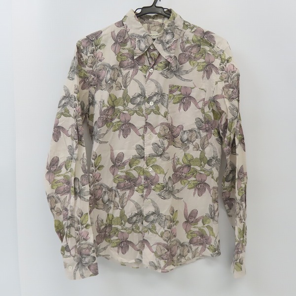 実際に弊社で買取させて頂いたDRIES VAN NOTEN/ドリスヴァンノッテン 花柄長袖シャツ/46