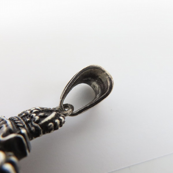 実際に弊社で買取させて頂いたLEATHERS&TREASURES/レザーズアンドトレジャーズ キングクラウン クレストインレイ/クロス/十字架 ペンダントトップ の画像 5枚目