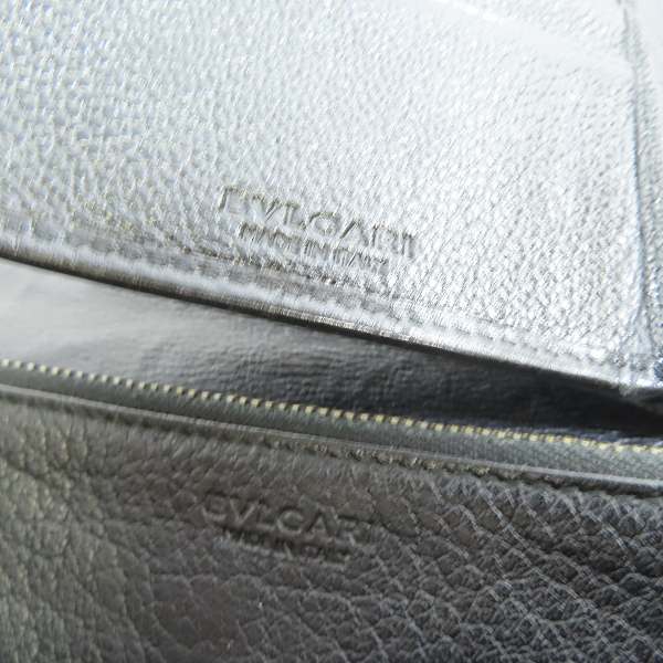 実際に弊社で買取させて頂いたBVLGARI/ブルガリ 二つ折り財布 2点セットの画像 5枚目