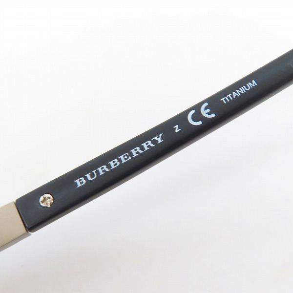 実際に弊社で買取させて頂いたBURBERRY/バーバリー フルリム メガネフレーム/アイウェア 1296TDの画像 5枚目