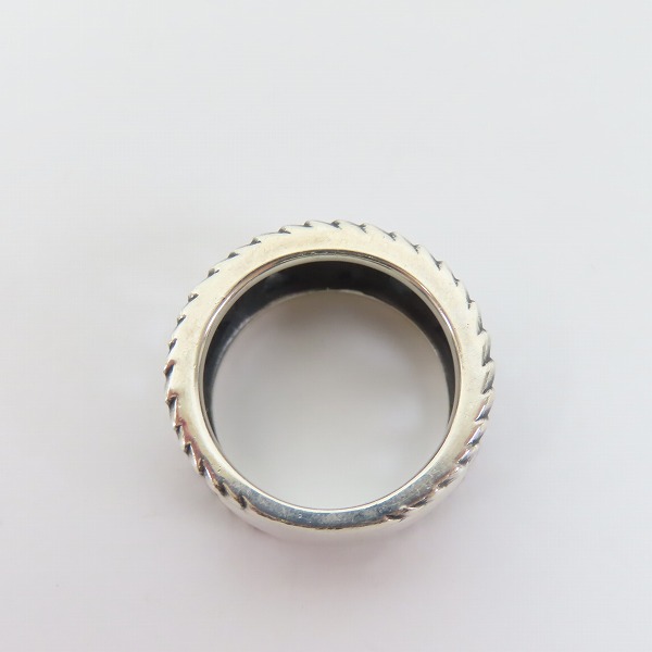 実際に弊社で買取させて頂いた【ギャラ付】Bloody Mary/ブラッディマリー Buddhigt lamp S/ブッディスト ランプ/仏光万華鏡 リング/9号の画像 5枚目