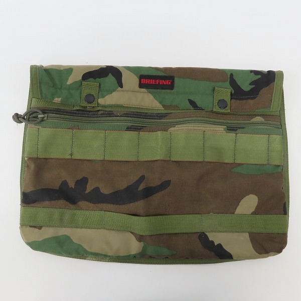 実際に弊社で買取させて頂いたBRIEFING/ブリーフィング カモフラ PC タブレット ケース クラッチバッグ マルチケース