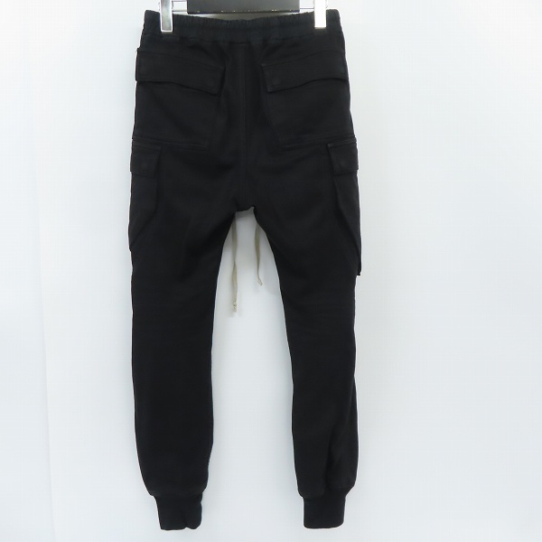 実際に弊社で買取させて頂いたRICK OWENS/リックオウエンス 19SS CARGO JOG カーゴ ジョグパンツ RU19S2396-BA/48の画像 1枚目