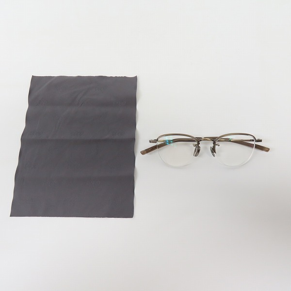 実際に弊社で買取させて頂いた999.9/フォーナインズ 21SS メガネフレーム O-50T の画像 9枚目