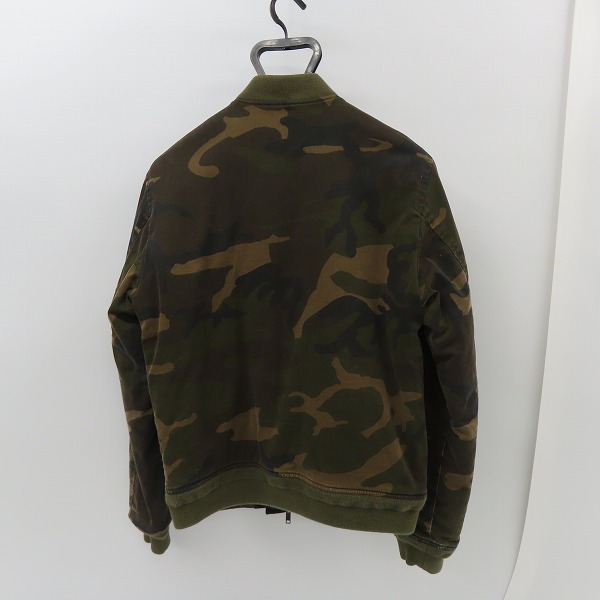 実際に弊社で買取させて頂いたHYDROGEN/ハイドロゲン カモフラ柄 リバーシブル ジップアップ ブルゾン/Sの画像 1枚目