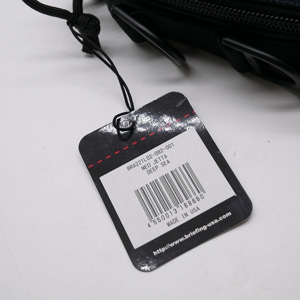 実際に弊社で買取させて頂いたBRIEFING/ブリーフィング NEO JETTA ショルダーバッグ ネイビー BRA221L02の画像 6枚目