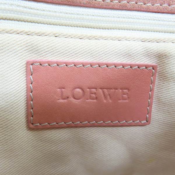 実際に弊社で買取させて頂いたLOEWE/ロエベ スウェード ハンドバッグの画像 4枚目