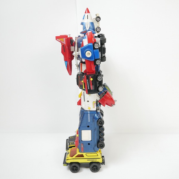 実際に弊社で買取させて頂いた【箱無】ポピー 機甲艦隊ダイラガーXV DX機甲合体ダイラガーXV/当時物の画像 1枚目