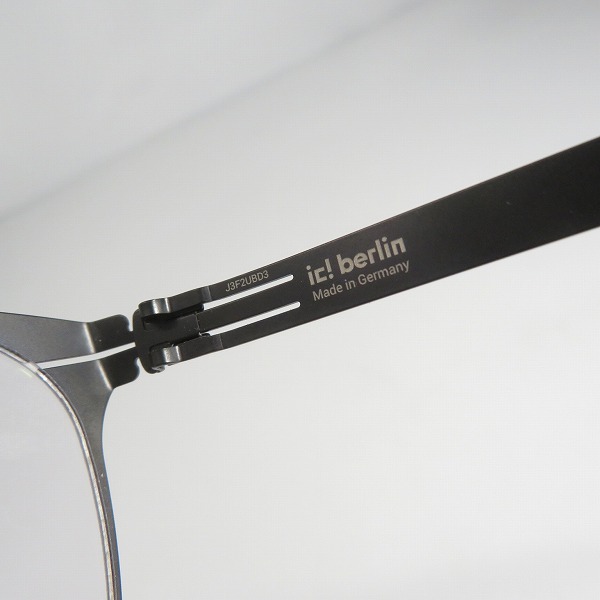 実際に弊社で買取させて頂いたic! berlin/アイシーベルリン Ludmila L/メガネフレーム/アイウェア/2614402の画像 4枚目