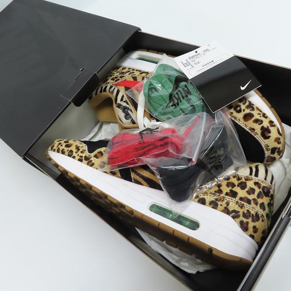 実際に弊社で買取させて頂いたNIKE×ATMOS/ナイキ×アトモス AIR MAX 1 DLX/エアマックス1 アニマルパック 2.0 AQ0928-700/27の画像 8枚目