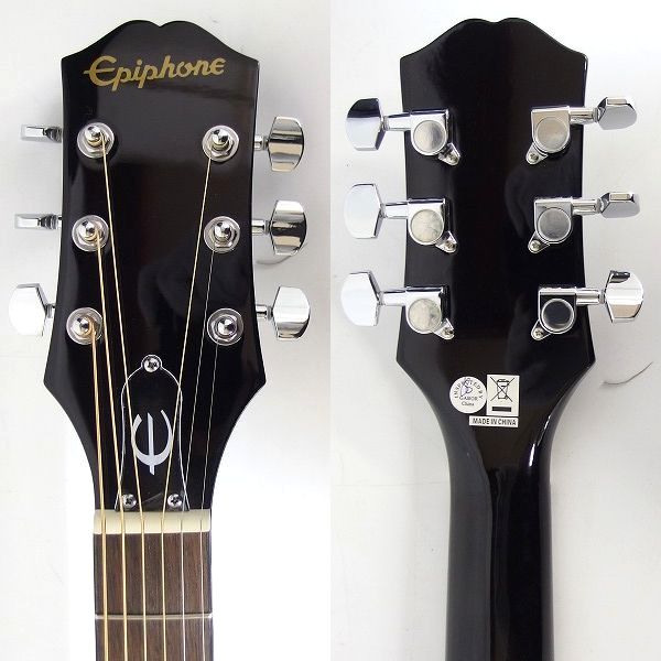実際に弊社で買取させて頂いた★【美品】Epiphone/エピフォン Starling EB(Ebony) アコースティックギター/アコギ ソフトケース付の画像 2枚目