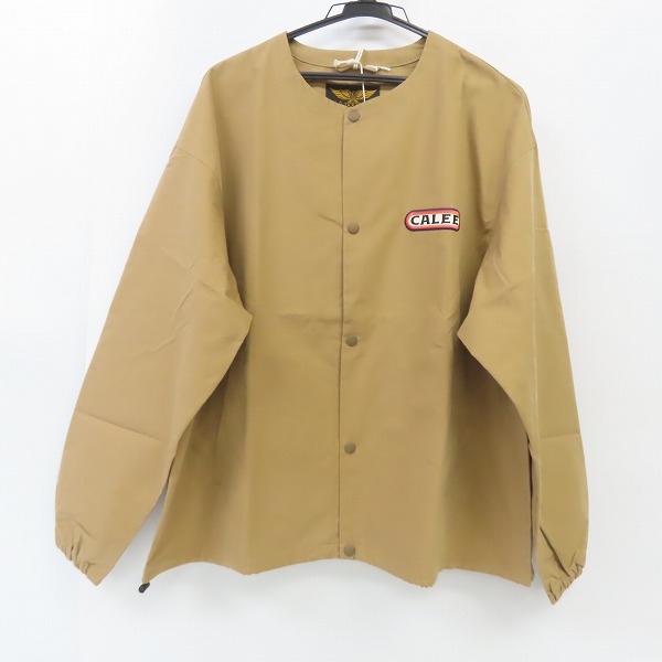 実際に弊社で買取させて頂いた【未使用】CALEE/キャリー ドロップショルダー ノーカラージャケット CL-21SS031/L