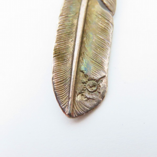 実際に弊社で買取させて頂いたFIRST ARROWS/ファーストアローズ ハートフェザー ペンダント 左向きの画像 4枚目