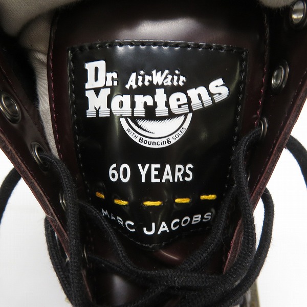実際に弊社で買取させて頂いたDr.Martens/ドクターマーチン×MARC JACOBS/マークジェイコブス 8ホールブーツ 26496600/UK4の画像 6枚目