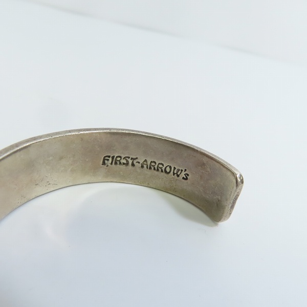 実際に弊社で買取させて頂いた【ギャラ付き】FIRST ARROWS/ファーストアローズ K18メタル 唐草バングルの画像 6枚目