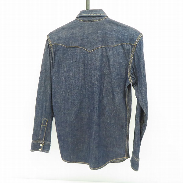 実際に弊社で買取させて頂いたTHE FLAT HEAD/フラットヘッド ウエスタンデニムシャツ 75151 /36の画像 1枚目
