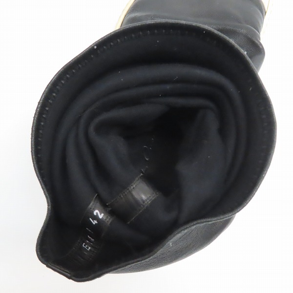 実際に弊社で買取させて頂いたRick Owens/リックオウエンス ラモーンズ ソックススニーカー RU18S5872/42の画像 6枚目