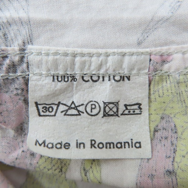 実際に弊社で買取させて頂いたDRIES VAN NOTEN/ドリスヴァンノッテン 花柄長袖シャツ/46の画像 3枚目