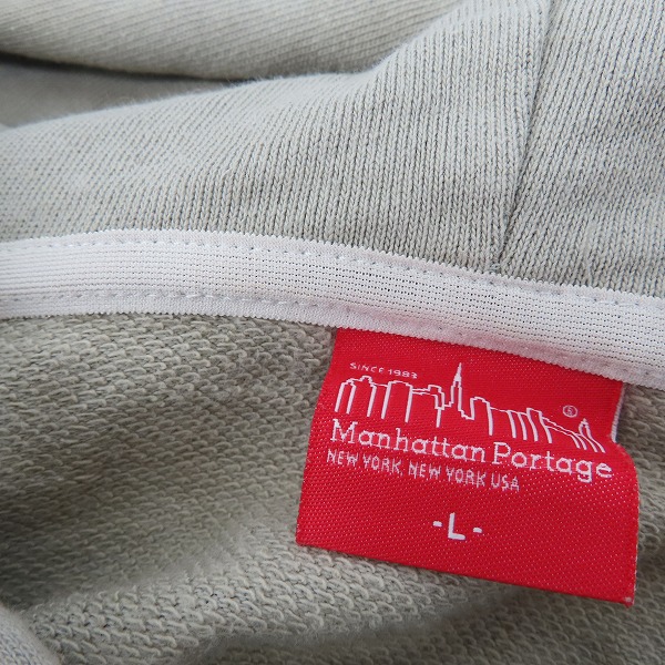 実際に弊社で買取させて頂いたManhattan Portage/マンハッタンポーテージ 20SS スカイラインロゴ パーカー 20SS-MP-M317 /Lの画像 4枚目