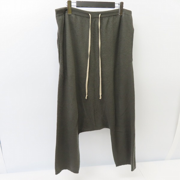 実際に弊社で買取させて頂いたRick Owens/リックオウエンス カシミアサルエルパンツ RU18F1650-WSB/M