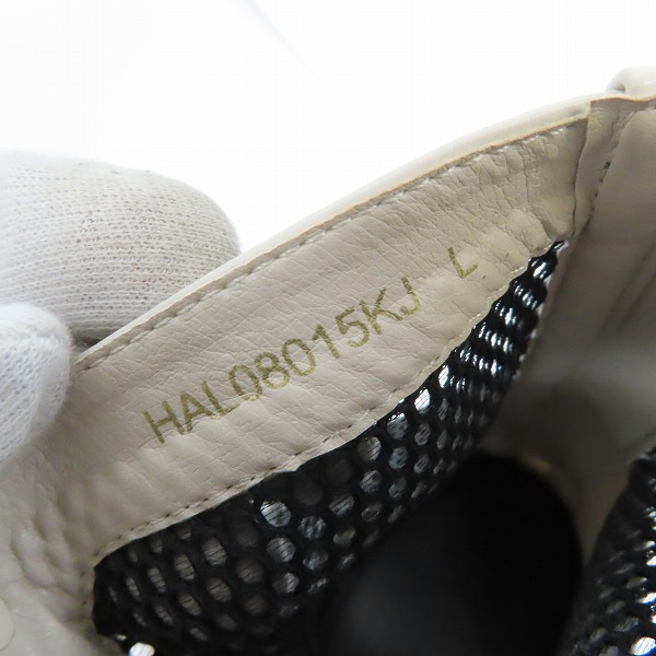実際に弊社で買取させて頂いたHARE/ハレ レースアップメッシュブーサン ホワイト/ブラック HAL08015KL/Lの画像 5枚目