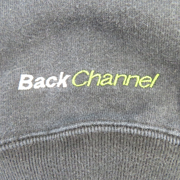 実際に弊社で買取させて頂いたBackChannel/バックチャンネル カモフラポケット ロゴ刺繍 スウェット トレーナー/Lの画像 5枚目
