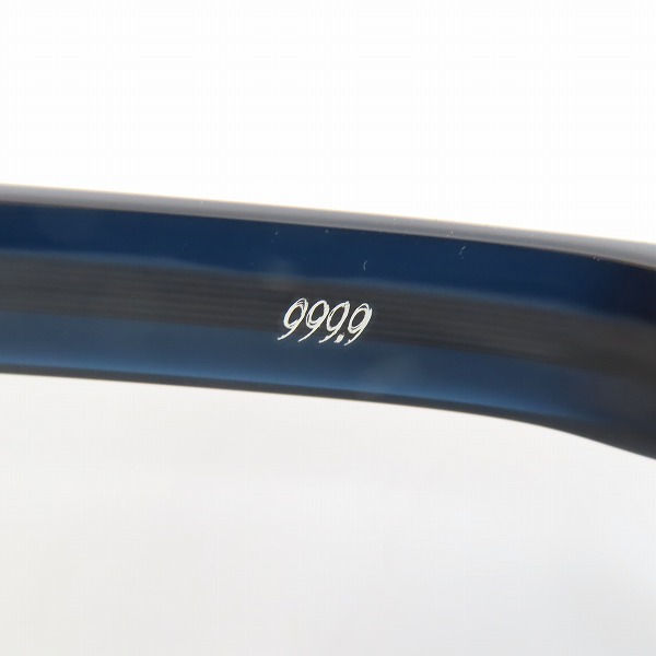実際に弊社で買取させて頂いた999.9/フォーナインズ ウェリントン/スクエア 眼鏡フレーム/メガネフレーム NP-17-533の画像 7枚目