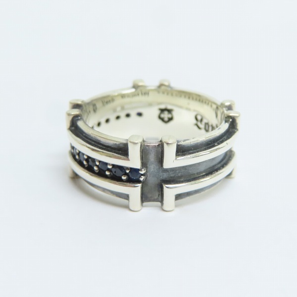 実際に弊社で買取させて頂いた【ギャラ付】Load Camelot/ロードキャメロット クロス サファイア リング LC690 SAP/21号の画像 2枚目