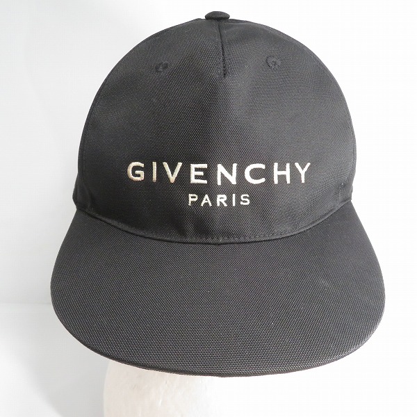実際に弊社で買取させて頂いたGIVENCHY/ジバンシィ ロゴ刺繍 フラットピークキャップ BPZ001K0CEの画像 1枚目