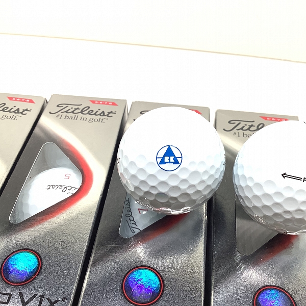 実際に弊社で買取させて頂いた【未使用/オウンネーム】Titleist/タイトリスト PRO V1x ゴルフボール 1ダースの画像 2枚目