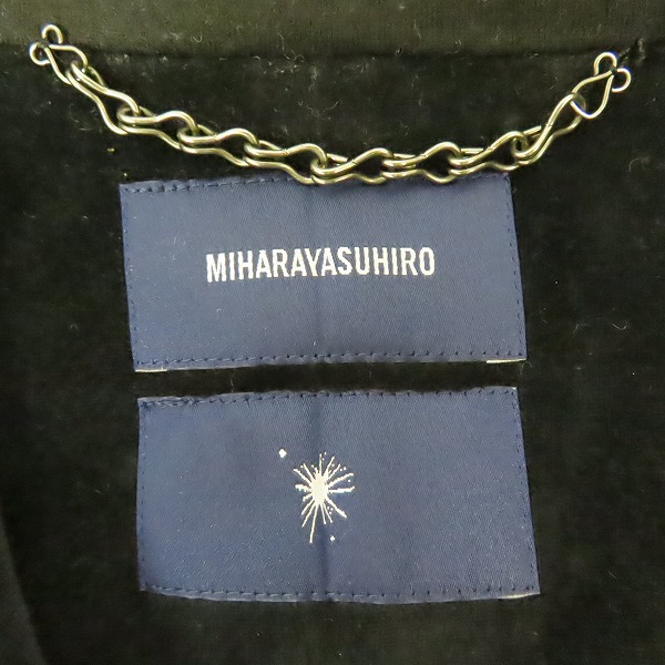 実際に弊社で買取させて頂いたMIHARA YASUHIRO/ミハラヤスヒロ ロングジャケット/コート/46の画像 2枚目