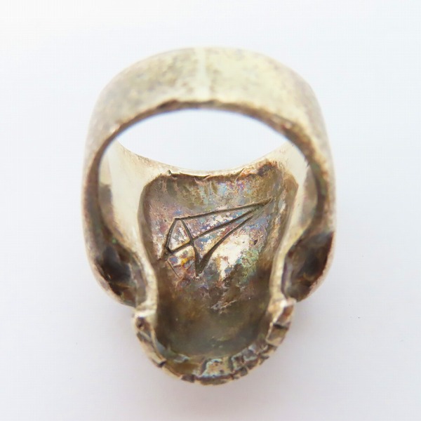 実際に弊社で買取させて頂いたCRAZY PIG/クレイジーピッグ LEMOLA RING スカルリング/12.5-13.5号の画像 6枚目