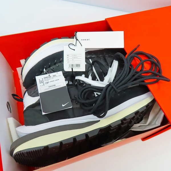 実際に弊社で買取させて頂いた【未使用】ナイキ×サカイ×ジャンポールゴルチェ LDVAPORWAFFLE MIX ヴェイパーワッフル DH9186-001/29.0の画像 6枚目