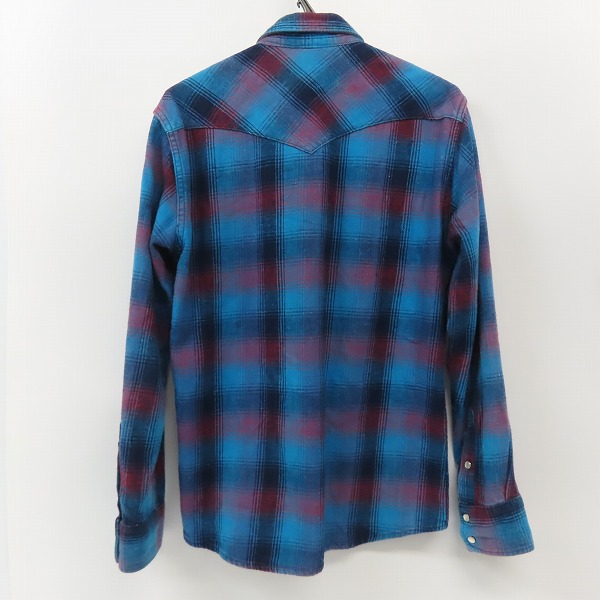 実際に弊社で買取させて頂いたBLUEBLUE/ブルーブルー ハリウッドランチマーケット INDIGO DYE 長袖シャツ/3の画像 1枚目