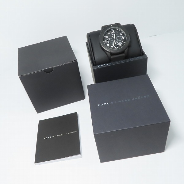 実際に弊社で買取させて頂いた(1)MARC BY MARC JACOBS/マークバイマークジェイコブス クォーツ 腕時計 MBM5528【動作未確認】の画像 7枚目