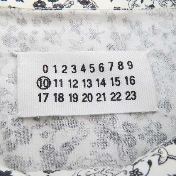 実際に弊社で買取させて頂いたMaison Martin Margiela 10/メゾンマルタンマルジェラ フラワー総柄 長袖シャツの画像 2枚目